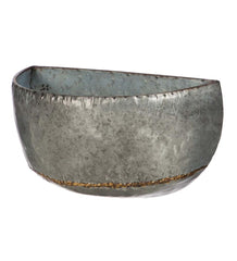 Plow &amp; Hearth Home Accents | Indoor Living Galvanized Metal Wall Planters, Set Of 2