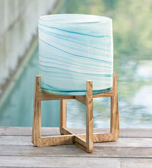 Plow &amp; Hearth Home Accents | Indoor Living Glass Planters On Stands