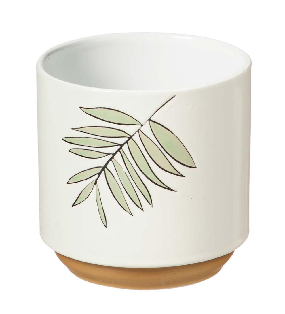 Plow &amp; Hearth Home Accents | Indoor Living Harvest Ceramic Cachepots, Set Of 3