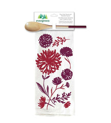 Plow &amp; Hearth Home Accents | Indoor Living Harvest Flour Sack Towel And Wooden Spoon Gift Sets, Set Of 4