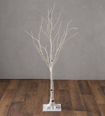 Plow &amp; Hearth Home Accents | Indoor Living Indoor/Outdoor Birch Tree With Warm White Lights