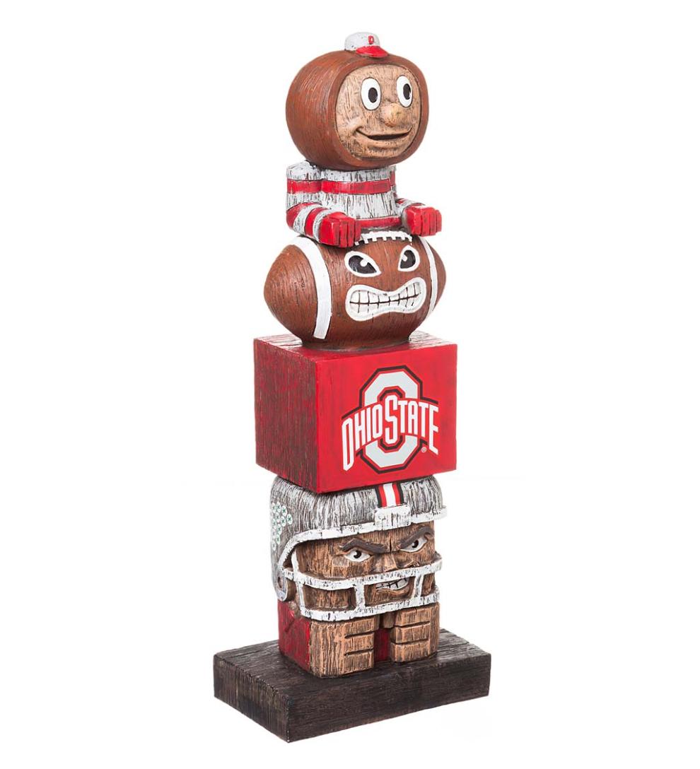 Plow &amp; Hearth Home Accents | Indoor Living Indoor/Outdoor College Team Pride Totem Garden Statue - Appalachian State