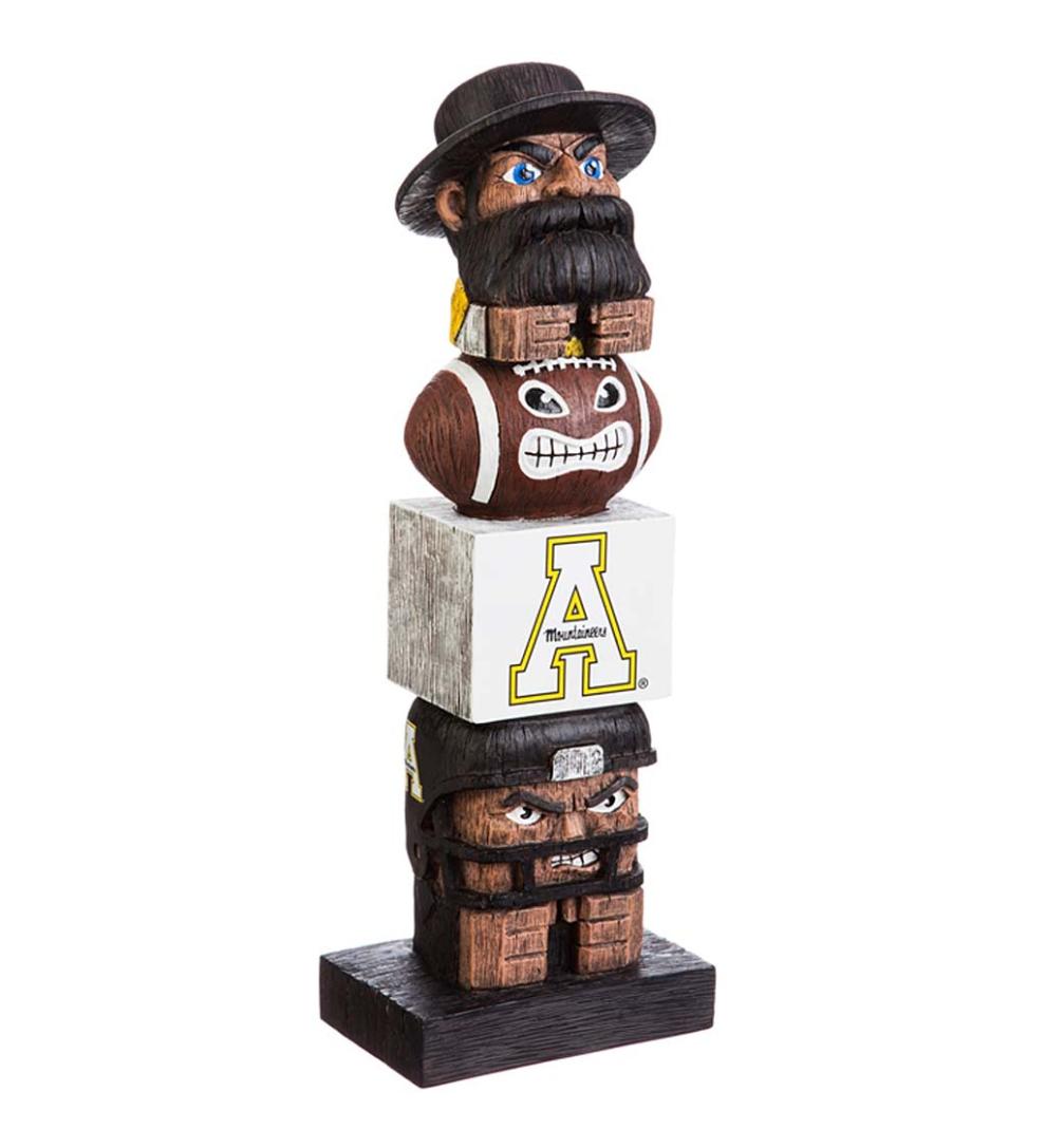 Plow &amp; Hearth Home Accents | Indoor Living Indoor/Outdoor College Team Pride Totem Garden Statue - Appalachian State