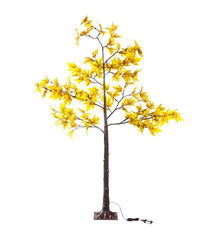 Plow &amp; Hearth Home Accents | Indoor Living Indoor/Outdoor Electric Lighted Golden Sugar Maple Trees