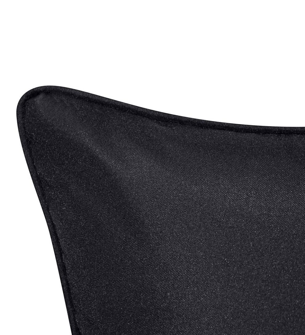 Plow &amp; Hearth Home Accents | Indoor Living Indoor/Outdoor Embroidered Dragonfly Lumbar Pillow - Black