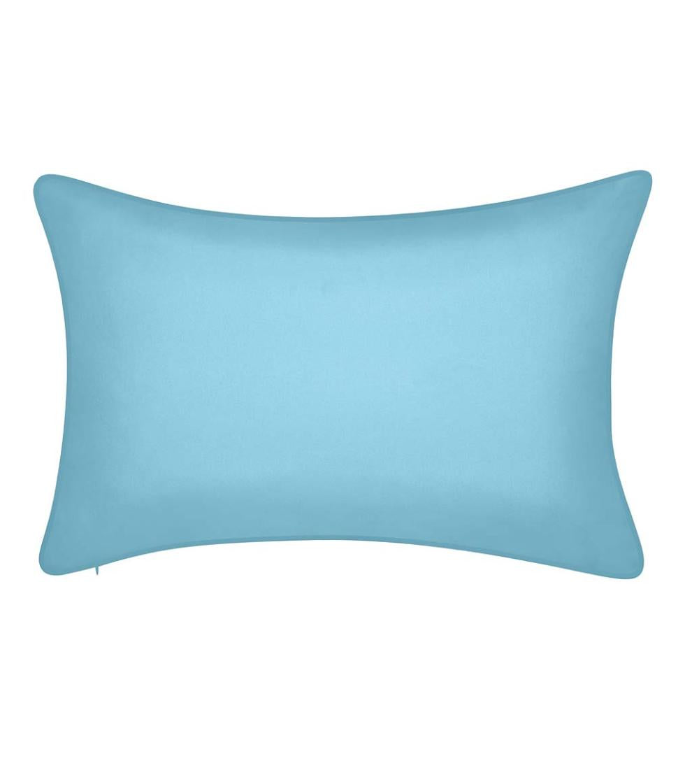 Plow &amp; Hearth Home Accents | Indoor Living Indoor/Outdoor Embroidered Dragonfly Lumbar Pillow - Black