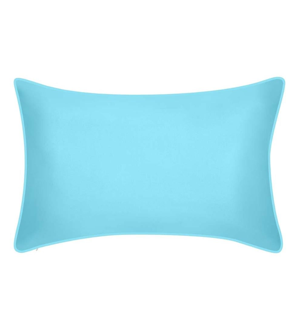 Plow &amp; Hearth Home Accents | Indoor Living Indoor/Outdoor Embroidered Geometric Lumbar Pillow