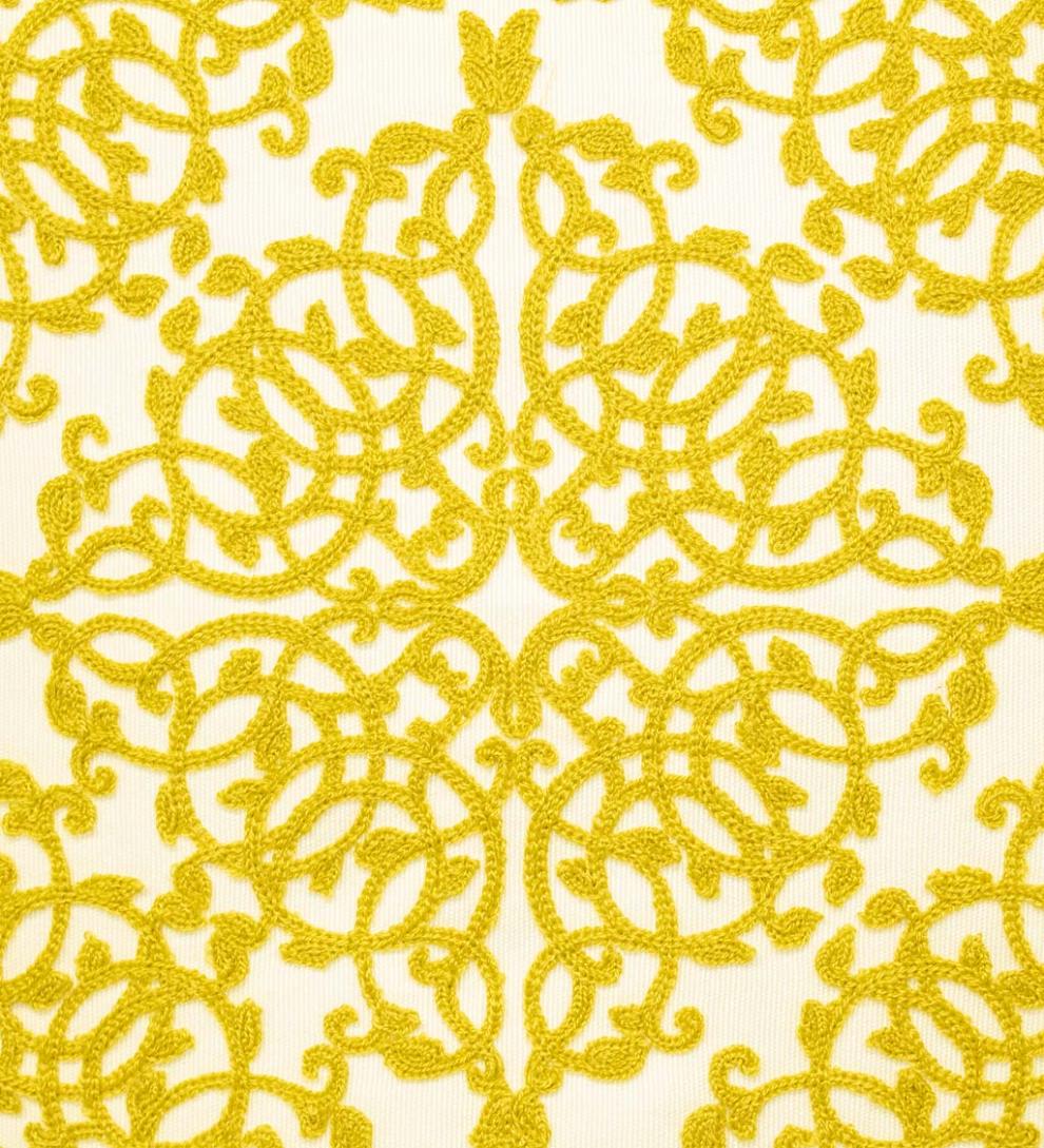 Plow &amp; Hearth Home Accents | Indoor Living Indoor/Outdoor Embroidered Lacework Throw Pillow - Black