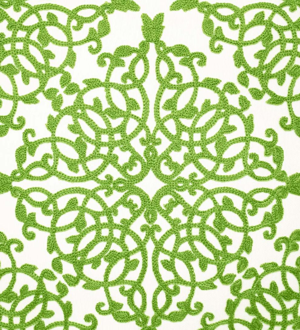 Plow &amp; Hearth Home Accents | Indoor Living Indoor/Outdoor Embroidered Lacework Throw Pillow - Black