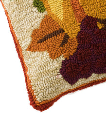 Plow &amp; Hearth Home Accents | Indoor Living Indoor/Outdoor Fall Bounty Hand Hooked Polypropylene Throw Pillow