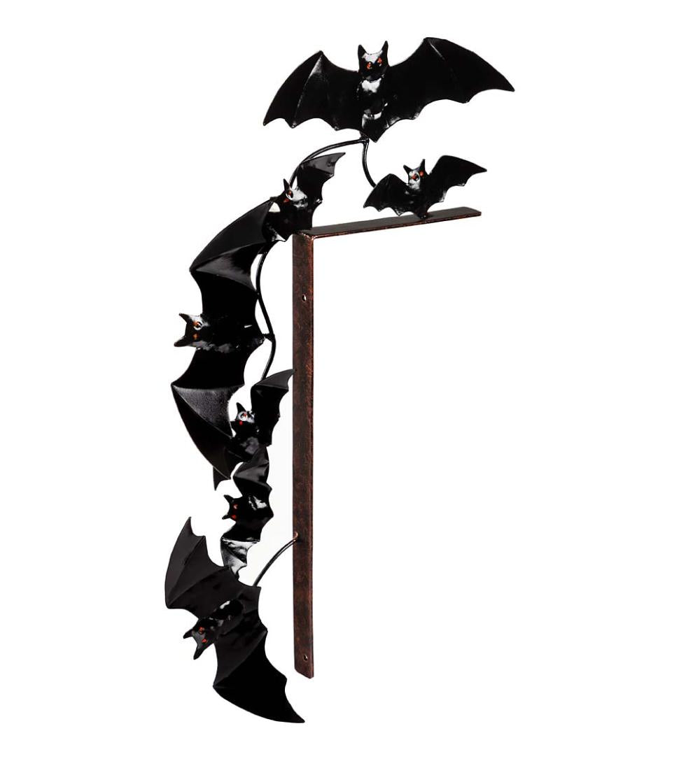 Plow &amp; Hearth Home Accents | Indoor Living Indoor/Outdoor Halloween Door Corner Decorations - Bats
