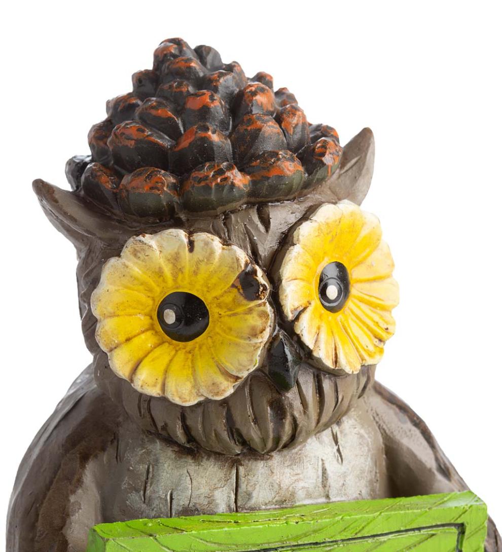 Plow &amp; Hearth Home Accents | Indoor Living Indoor/Outdoor Harvest Owls, Set Of 3
