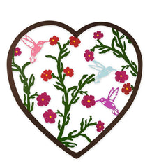 Plow &amp; Hearth Home Accents | Indoor Living Indoor/Outdoor Hummingbird And Heart Wall Art