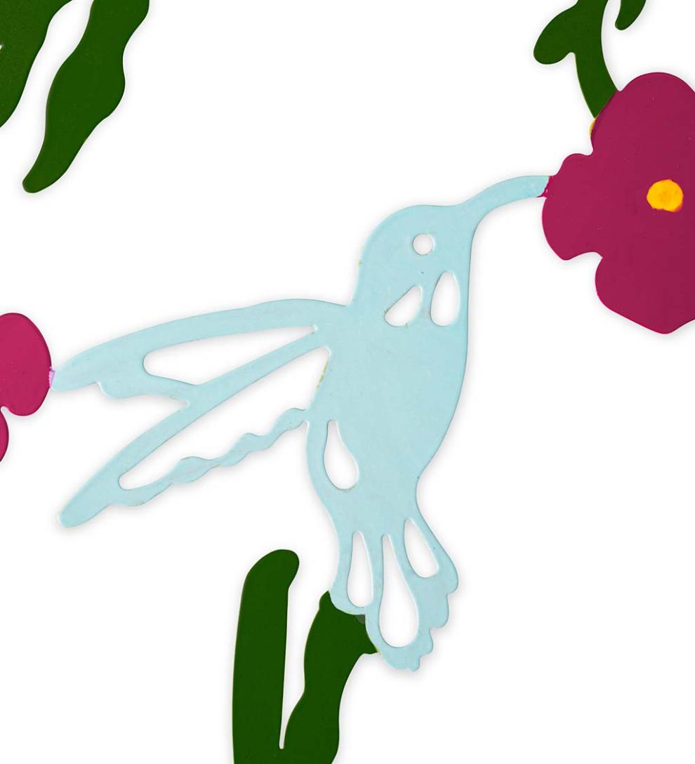 Plow &amp; Hearth Home Accents | Indoor Living Indoor/Outdoor Hummingbird And Heart Wall Art
