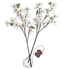 Plow &amp; Hearth Home Accents | Indoor Living Indoor/Outdoor Lighted Dogwood Tree Branches, Set Of 2