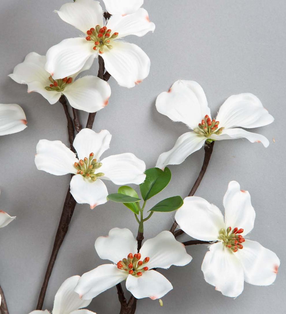 Plow &amp; Hearth Home Accents | Indoor Living Indoor/Outdoor Lighted Dogwood Tree Branches, Set Of 2