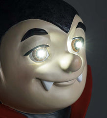 Plow &amp; Hearth Home Accents | Indoor Living Indoor/Outdoor Lighted Dracula Shorty Halloween Statue