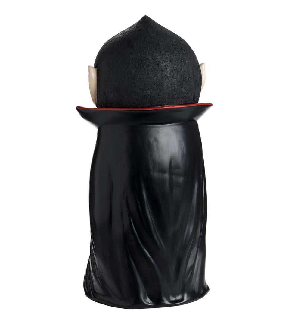Plow &amp; Hearth Home Accents | Indoor Living Indoor/Outdoor Lighted Dracula Shorty Halloween Statue