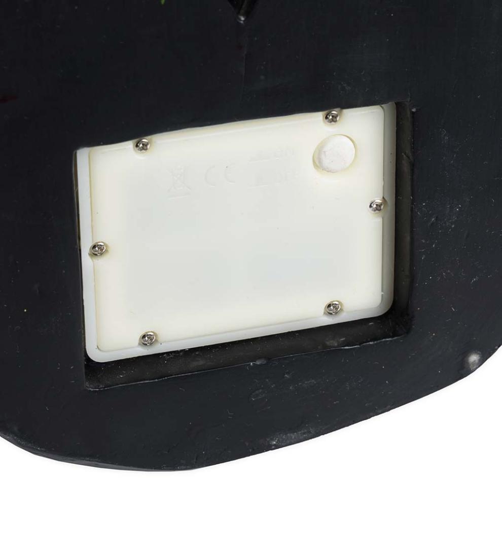 Plow &amp; Hearth Home Accents | Indoor Living Indoor/Outdoor Lighted Dracula Shorty Halloween Statue