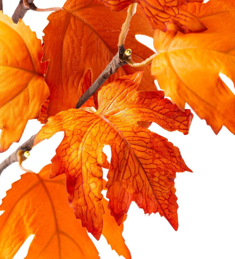 Plow &amp; Hearth Home Accents | Indoor Living Indoor/Outdoor Lighted Maple Tree Branches, Set Of 2