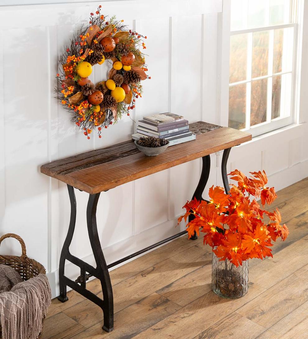 Plow &amp; Hearth Home Accents | Indoor Living Indoor/Outdoor Lighted Maple Tree Branches, Set Of 2
