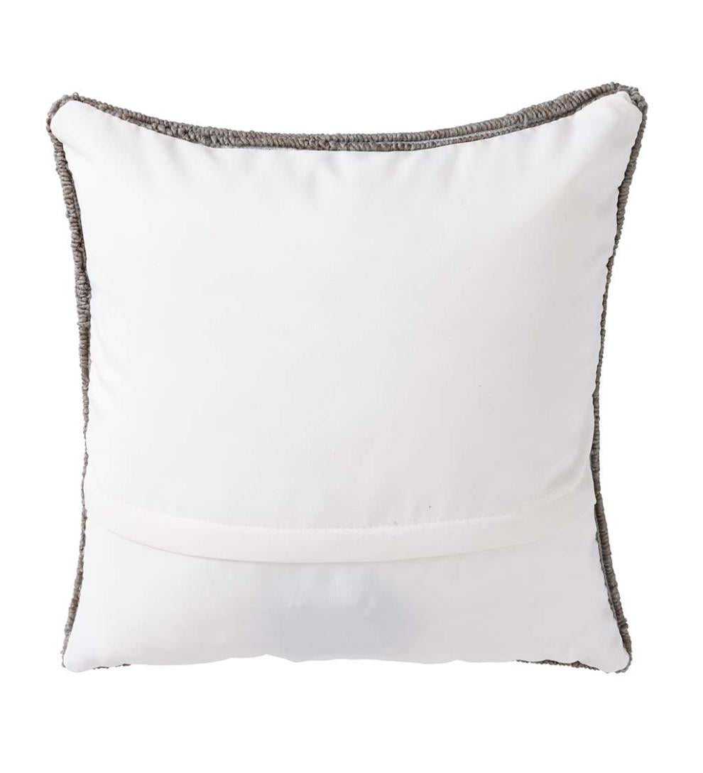 Plow &amp; Hearth Home Accents | Indoor Living Indoor/Outdoor Lighted Skull Halloween Pillow