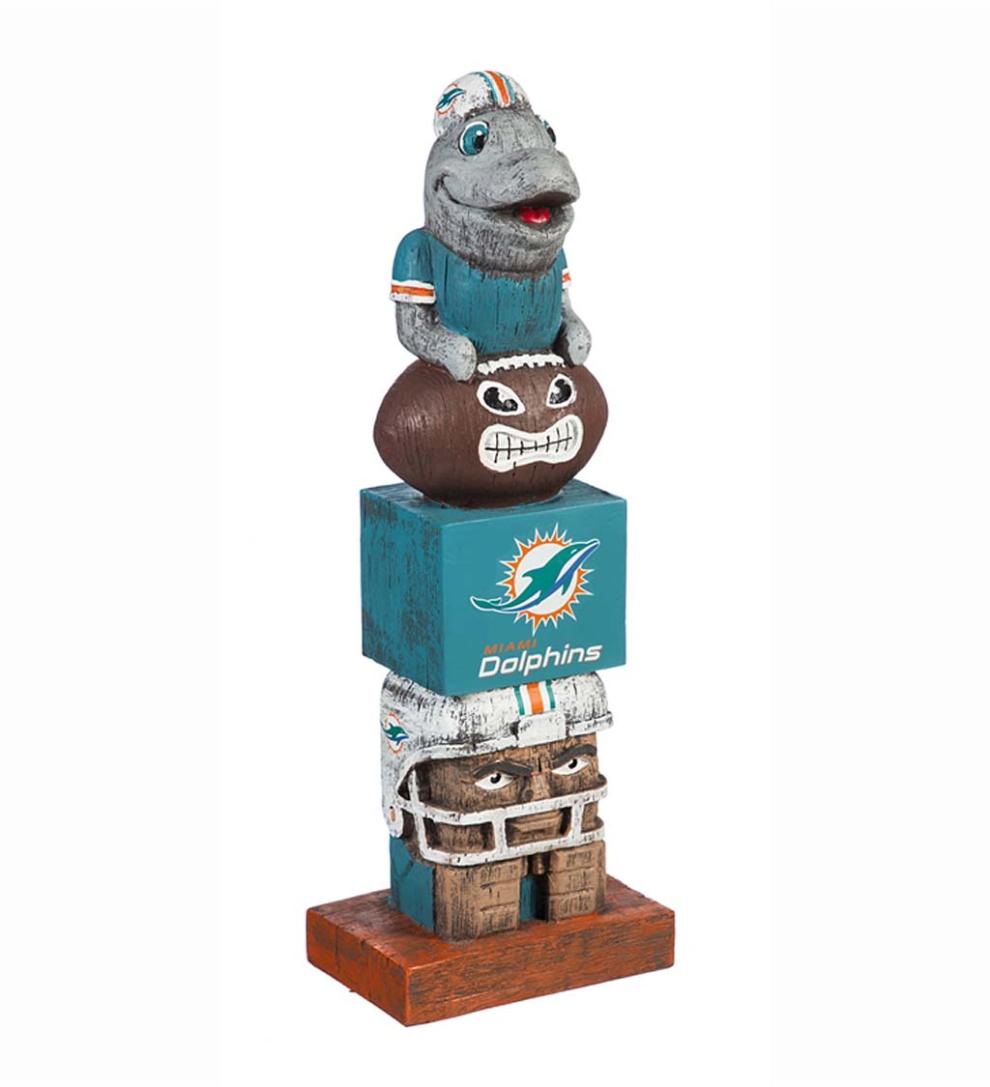 Plow &amp; Hearth Home Accents | Indoor Living Indoor/Outdoor Nfl Team Pride Totem Garden Statue - Chicago Bears