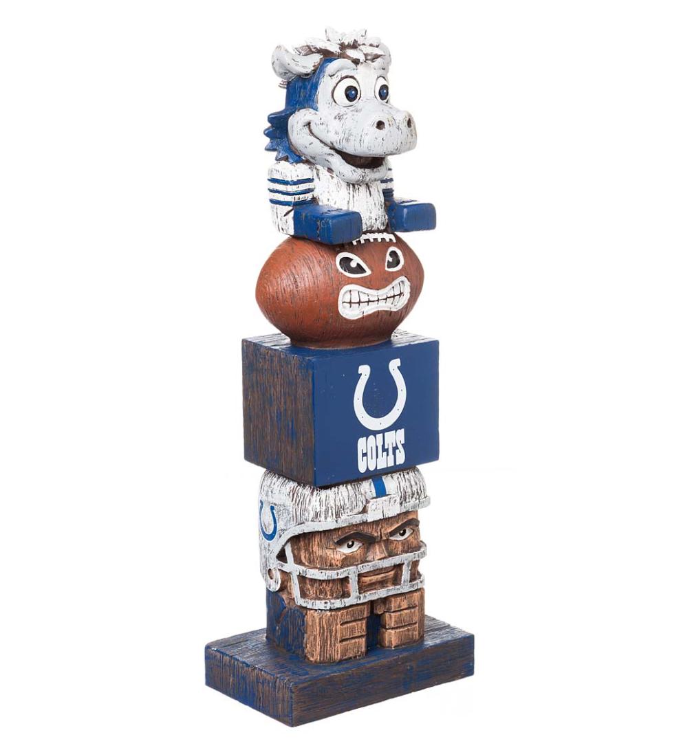 Plow &amp; Hearth Home Accents | Indoor Living Indoor/Outdoor Nfl Team Pride Totem Garden Statue - Chicago Bears
