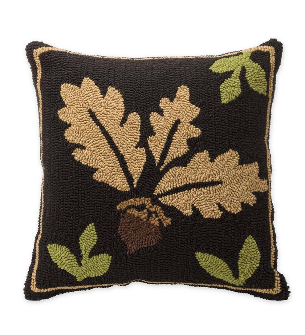 Plow &amp; Hearth Home Accents | Indoor Living Indoor/Outdoor Woodland Throw Pillow With Acorn