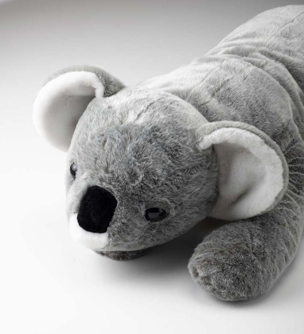 Plow &amp; Hearth Home Accents | Indoor Living Koala Bear Oversized Plush Cuddle Animal Body Pillow
