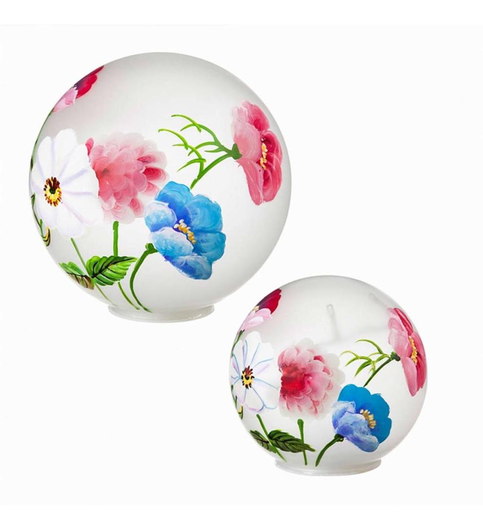 Plow &amp; Hearth Home Accents | Indoor Living Led Vivid Bouquet Lighted Globes, Set Of 2