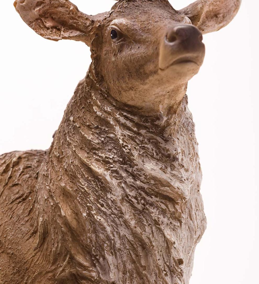 Plow &amp; Hearth Home Accents | Indoor Living Lifelike Elk Sculptures