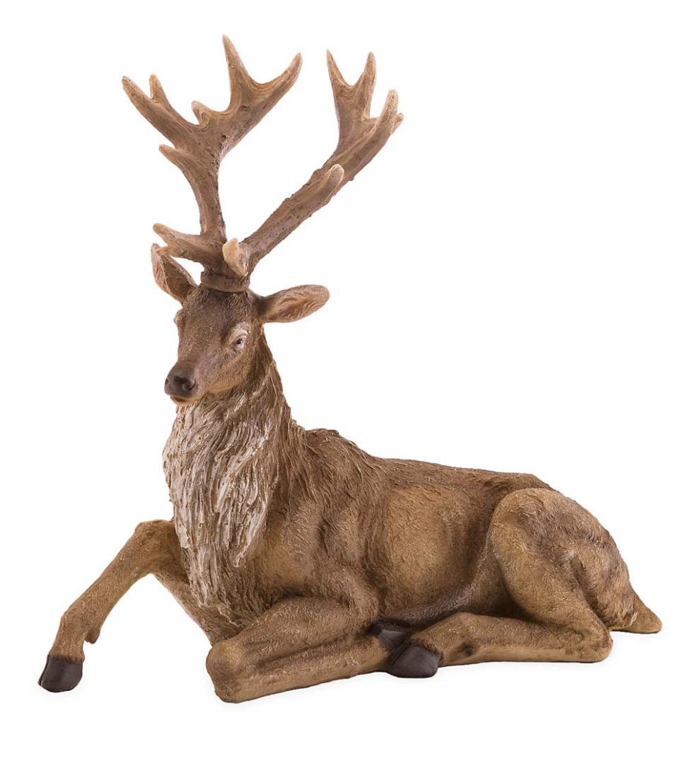 Plow &amp; Hearth Home Accents | Indoor Living Lifelike Elk Sculptures