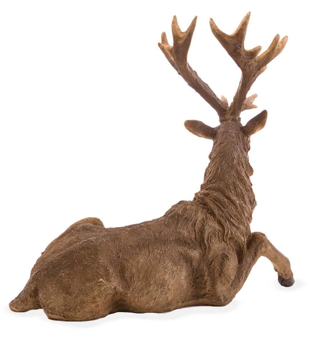 Plow &amp; Hearth Home Accents | Indoor Living Lifelike Elk Sculptures