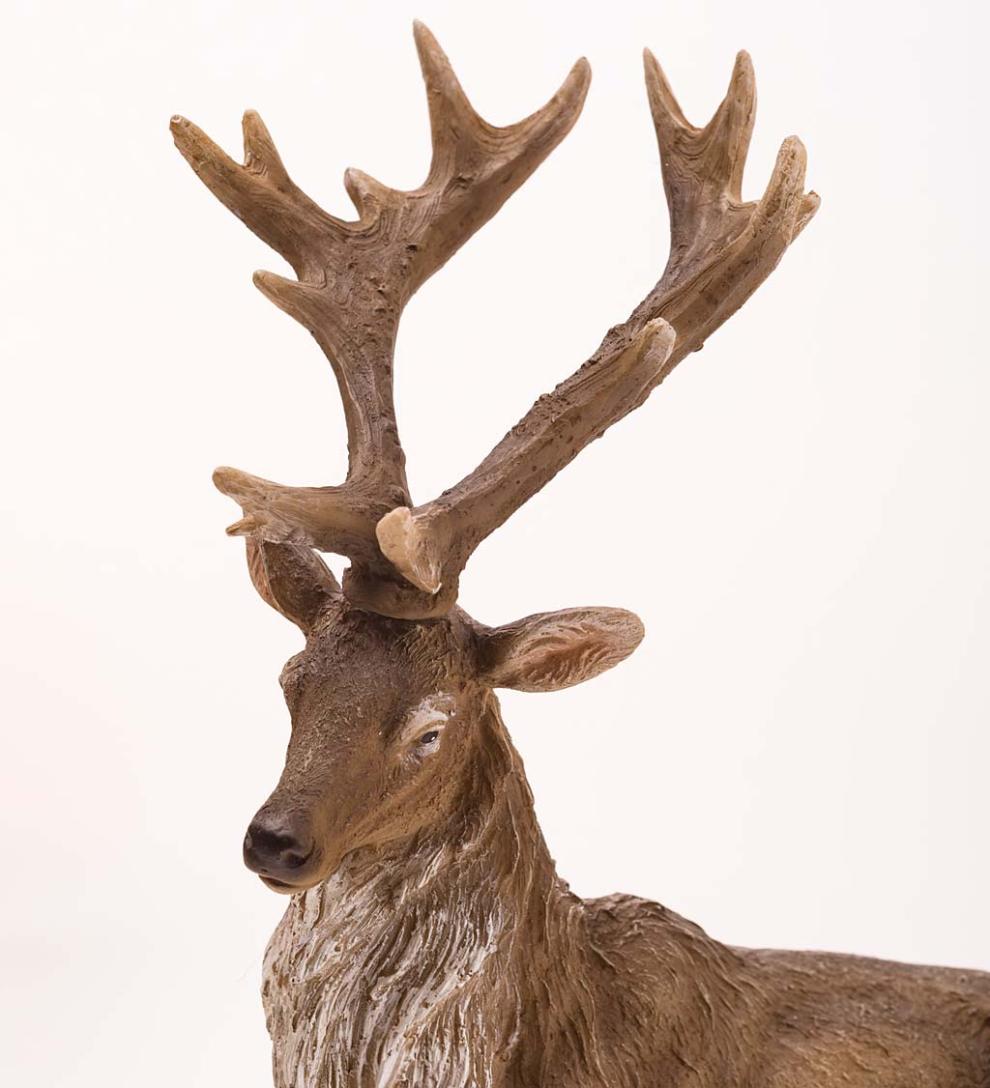 Plow &amp; Hearth Home Accents | Indoor Living Lifelike Elk Sculptures
