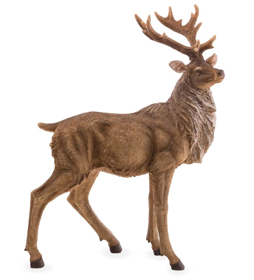 Plow &amp; Hearth Home Accents | Indoor Living Lifelike Elk Sculptures