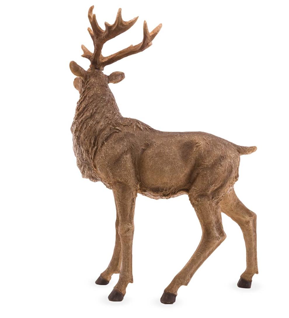 Plow &amp; Hearth Home Accents | Indoor Living Lifelike Elk Sculptures
