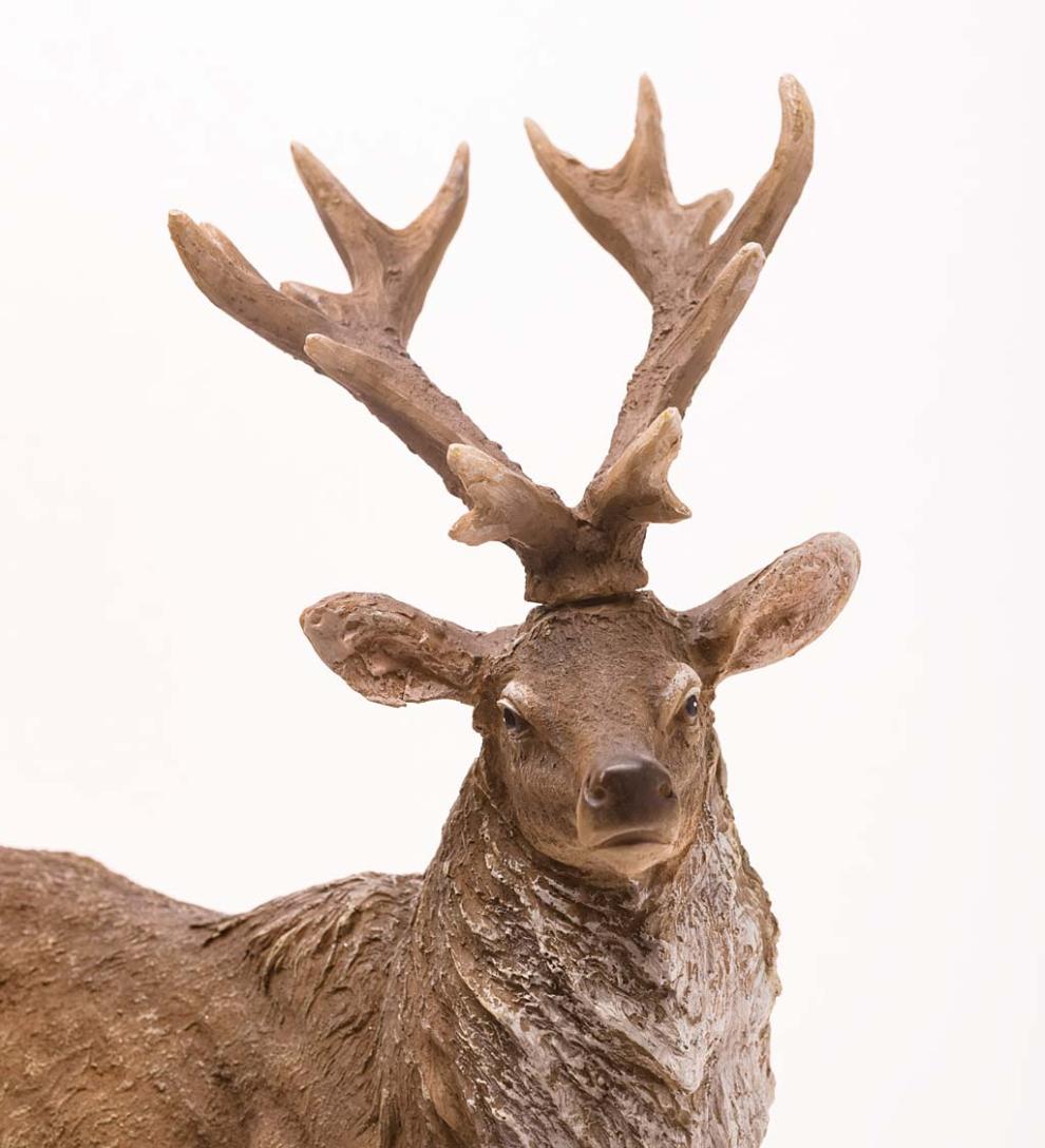 Plow &amp; Hearth Home Accents | Indoor Living Lifelike Elk Sculptures