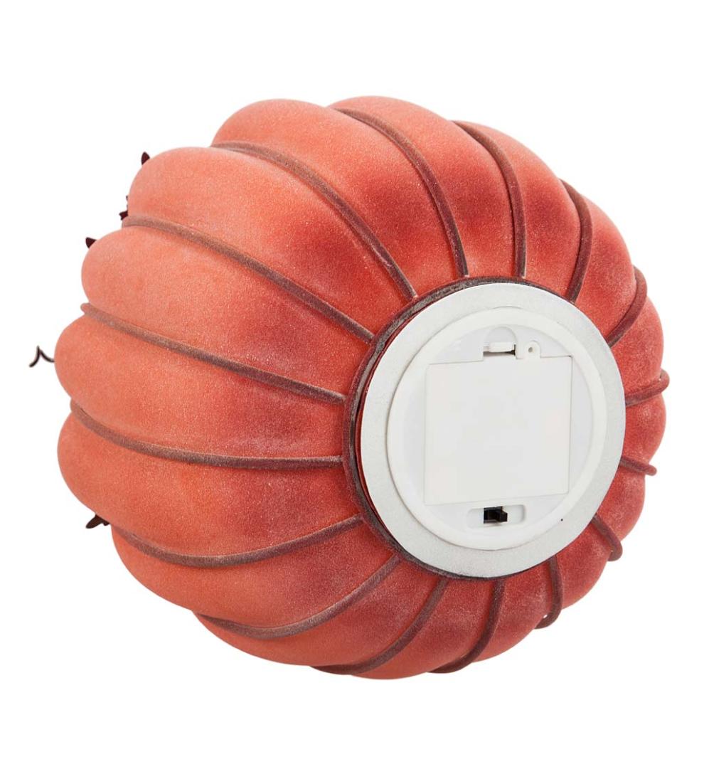 Plow &amp; Hearth Home Accents | Indoor Living Lighted Glass Pumpkins, Set Of 2