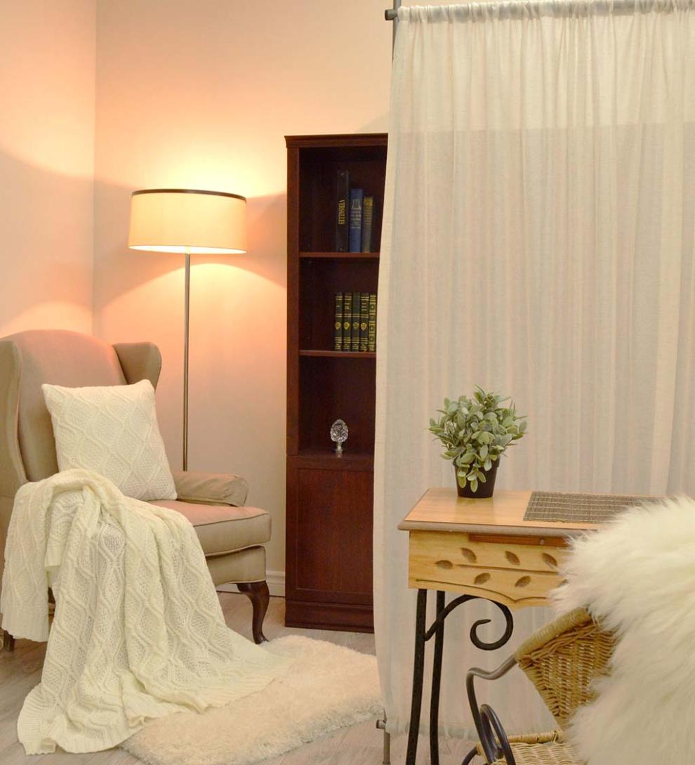 Plow &amp; Hearth Home Accents | Indoor Living Linen Look Privacy Panel