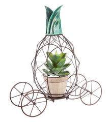 Plow &amp; Hearth Home Accents | Indoor Living Metal Pineapple Plant Stand