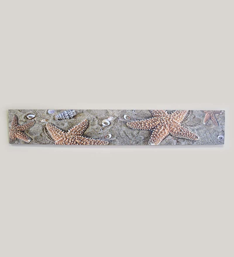 Plow &amp; Hearth Home Accents | Indoor Living Mill Wood® Starfish Wall Art