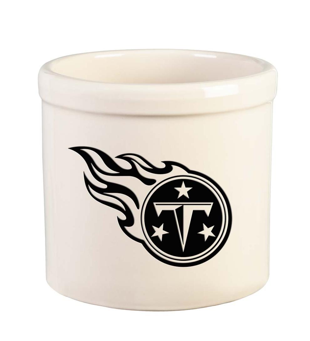 Plow &amp; Hearth Home Accents | Indoor Living Nfl Team Logo Stoneware Crock - Arizona Cardinals