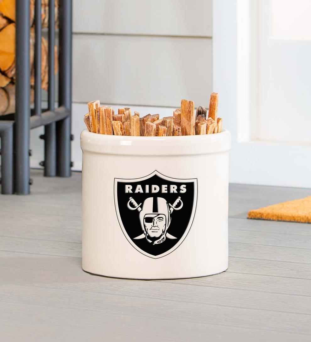 Plow &amp; Hearth Home Accents | Indoor Living Nfl Team Logo Stoneware Crock - Arizona Cardinals