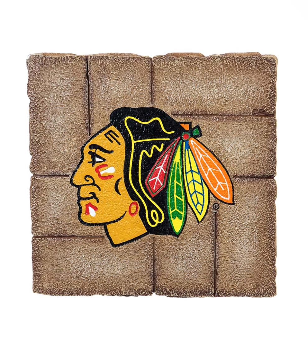 Plow &amp; Hearth Home Accents | Indoor Living Nhl Hockey Team Garden Stone Paver - Columbus Blue Jackets