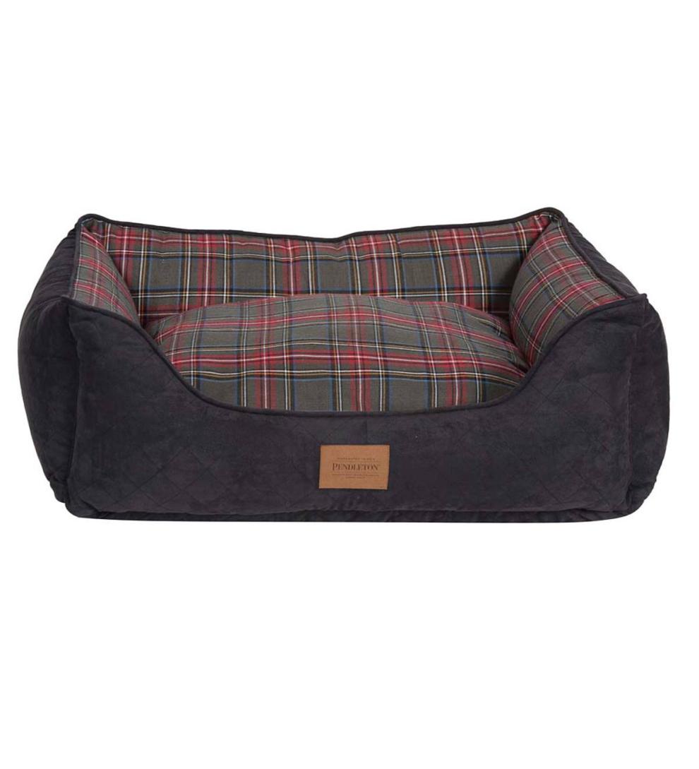 Plow &amp; Hearth Home Accents | Indoor Living Pendleton Kuddler Pet Bed In Grey Stewart Plaid