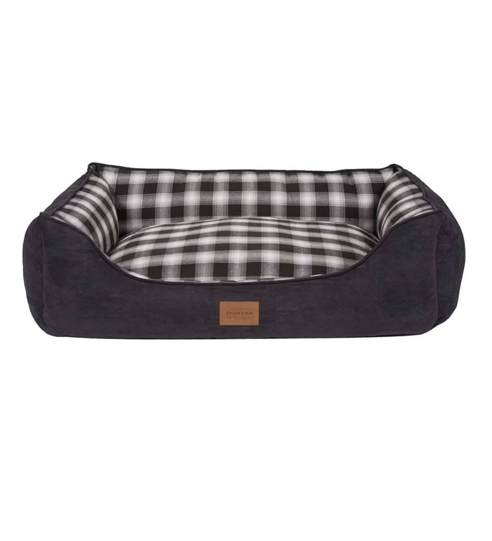 Plow &amp; Hearth Home Accents | Indoor Living Pendleton Kuddler Pet Bed In Ombre Plaid