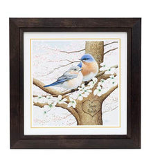 Plow &amp; Hearth Home Accents | Indoor Living Personalized Framed Bluebird Print