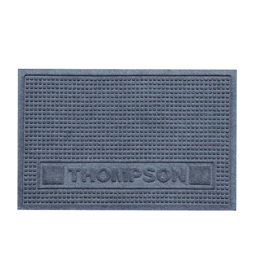 Plow &amp; Hearth Home Accents | Indoor Living Personalized Waterhog Squares Pet Doormat