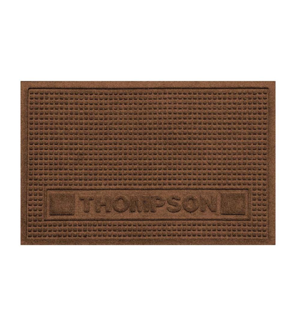 Plow &amp; Hearth Home Accents | Indoor Living Personalized Waterhog Squares Pet Doormat